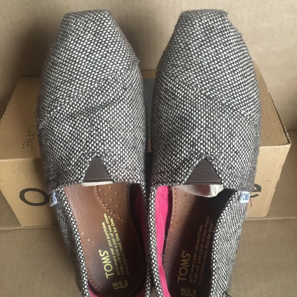 Toms Metallic Tweed Women's Classics